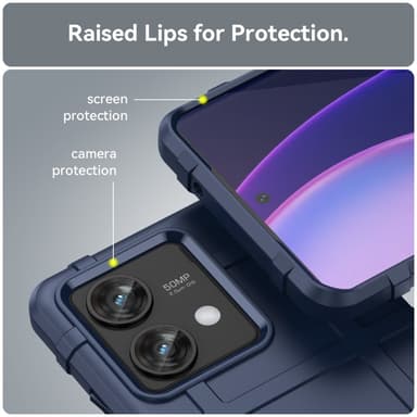 SKALO Motorola Edge 40 Neo 5G Rugged Shield Stöttåligt TPU-skal