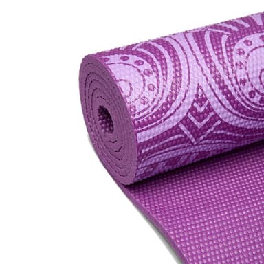 Gaiam Purple Mandala Yoga Mat 6mm  Premium, Yogamattor
