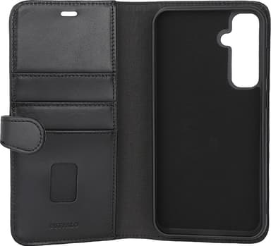 Buffalo Samsung S23 FE 5G 2-i-1 Leather plånboksfodral (svart)