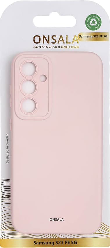 Onsala Samsung Galaxy S23 FE silikonfodral (rosa)