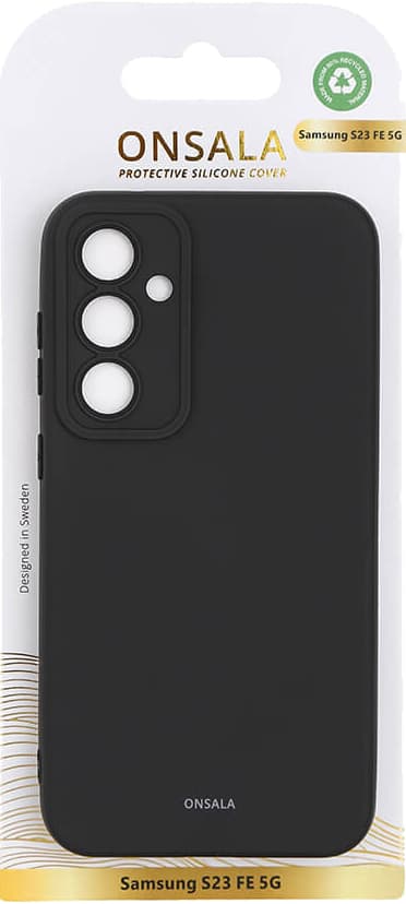 Onsala Samsung Galaxy S23 FE silikonfodral (svart)