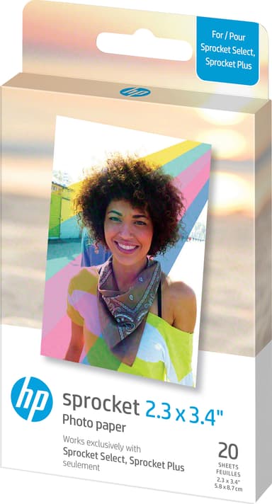 HP Paper Sprocket 2x3.4 direktfilm 20-pack