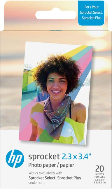 HP Paper Sprocket 2x3.4 direktfilm 20-pack