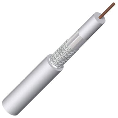 Triax KOKA80 Plus koaxialkabel (100m) (vit) Triax KOKA80 Plus koaxialkabel (100m) (vit)