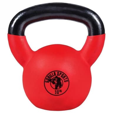 Gorilla Sports Kettlebell GS Vinyl, Kettlebells 30 kg