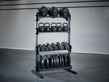 Kraftmark Hyllförvaring För Kettlebells/Slamballs 108 cm, Förvaring kettlebells