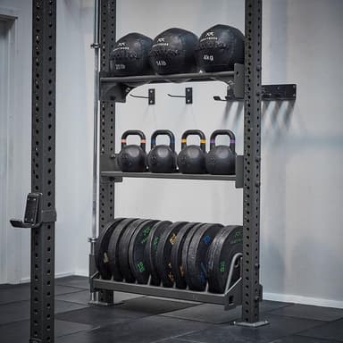 Kraftmark Hyllförvaring För Kettlebells/Slamballs 108 cm, Förvaring kettlebells