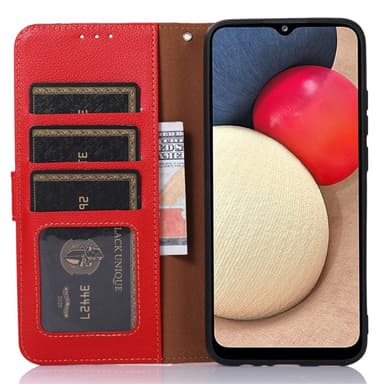 KHAZNEH Plånboksfodral till Xiaomi 13T / 13T Pro - Röd/Svart