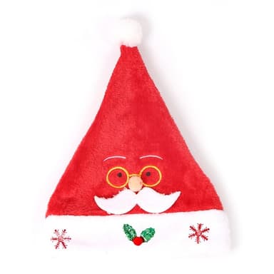Tomteluva Julhatt Jultomte Julfest Klä upp Tomte med glasögon
