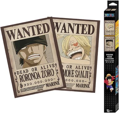 GB eye One Piece Zoro and Sanji två affischer