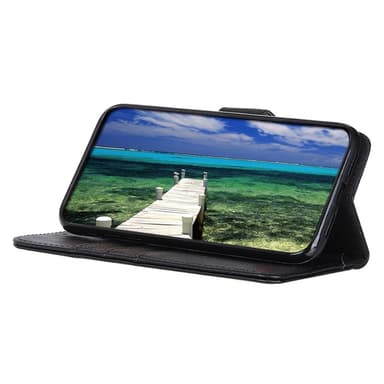 KHAZNEH Motorola Moto G14 Plånboksfodral - Svart