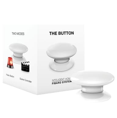 Fibaro knapp (vit)