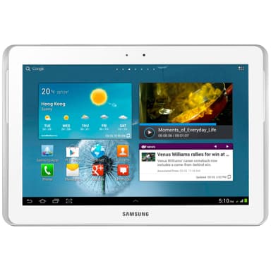 Samsung Galaxy Tab 2 10.1" 16GB Wi-Fi (vit)