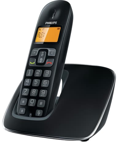 Philips CD190 Trådlös DECT Telefon (svart)