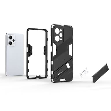 För Xiaomi Redmi Note 12 Pro 5G Skal Fodral Hård+Mjuk TPU Ställ