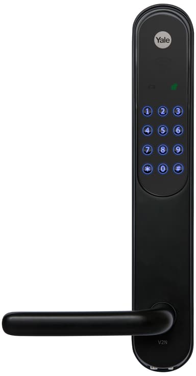 Yale Doorman V2N elektroniskt dörrlås (svart/svart)
