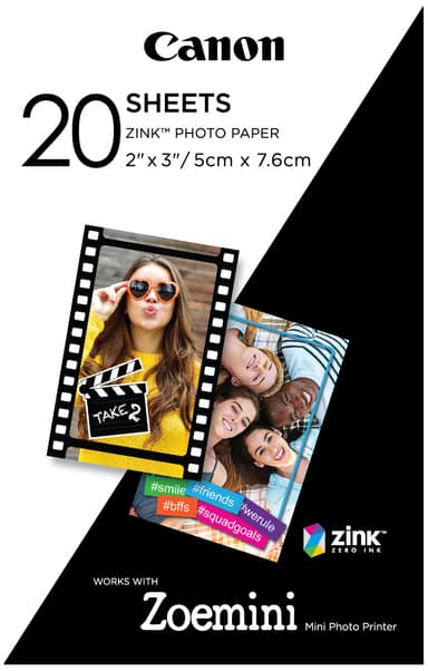 Canon ZINK 2x3" fotopapper (2x 10-pack)
