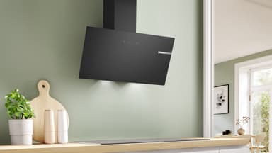 Bosch Serie 2 Vägghängd Köksfläkt  DWK85DK60 (Svart 80cm)