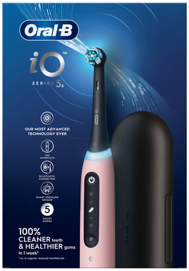 Oral-B iO 5s eltandborste 414940 (blush pink)