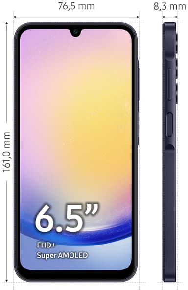 Samsung Galaxy A25 5G smartphone 6/128GB (svart)