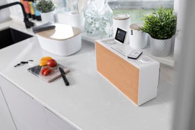 Pure Evoke Home Wood Edition digitalradio (Vit)