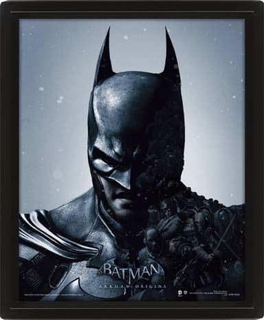 Batman Arkham 3D linsformad affisch