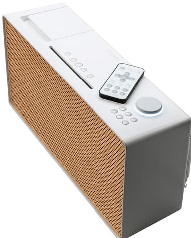 Pure Evoke Home Wood Edition digitalradio (Vit)