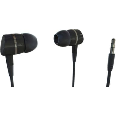 Vivanco SOLIDSOUND BLACK In Ear hörlurar In-ear Svart