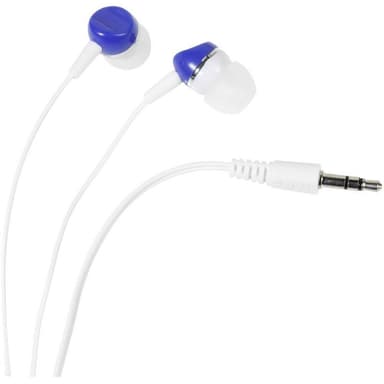 Vivanco SR 3 BLUE In Ear hörlurar In-ear Vit, Blå