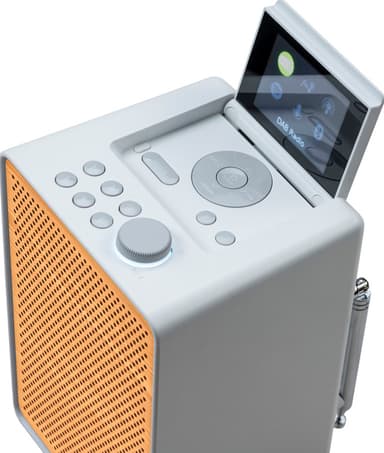 Pure Evoke Spot Wood Edition digitalradio (vit)