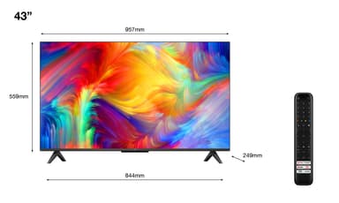 TCL 43" P830 4K LED Smart TV (2022)
