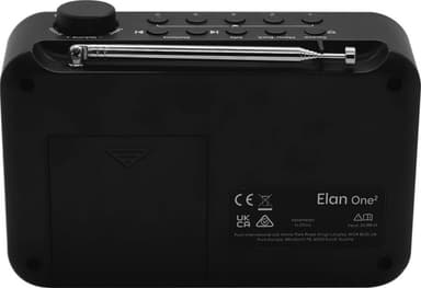 Pure Elan One2 fickradio (svart)