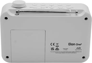 Pure Elan One2 fickradio (vit)