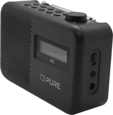 Pure Elan One2 fickradio (svart)