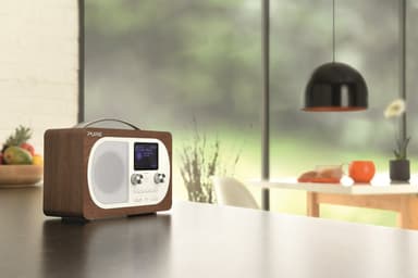 Pure Evoke H4 DAB+/FM-radio (valnöt)