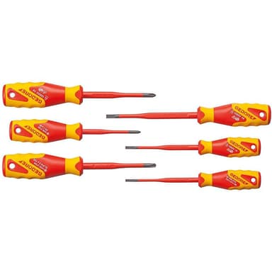 Skruvmejsel set Gedore VDE 2162-2172 PM-06 Stjärnspår