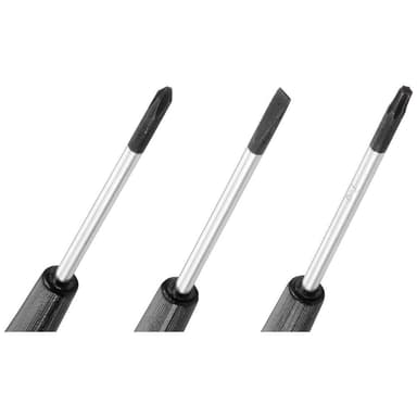 Skruvmejsel set 9 delar TOOLCRAFT Spår, Stjärnspår