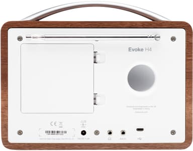 Pure Evoke H4 DAB+/FM-radio (valnöt)