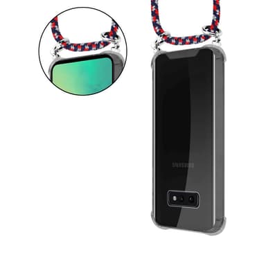 Samsung Galaxy S10e Skal Fodral Kedja (Blå)