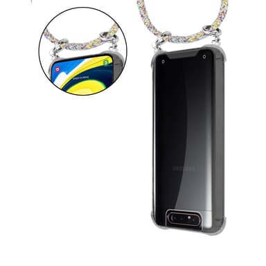 Samsung Galaxy A80 / A90 4G Skal Fodral Kedja (Gul)