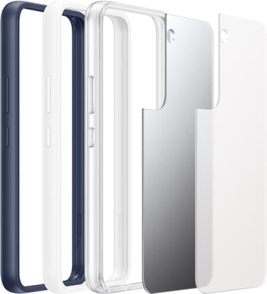 Samsung S22 ramfodral (vitt)