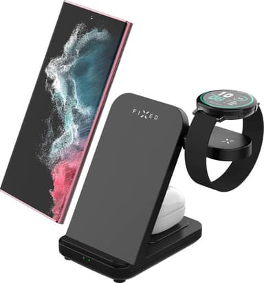 Fixed 3-i-1 Samsung trådlös laddstation