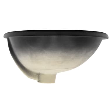 ML-Design Diskho i keramik vit blank 49x19,5x40,5cm oval