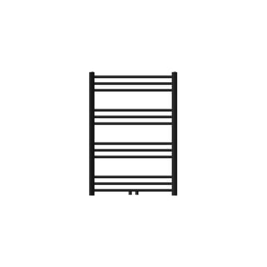 Badrumsradiator Sahara 750x800 mm svart matt LuxeBath