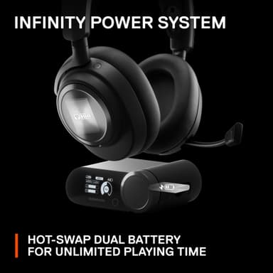 SteelSeries Arctis Nova Pro trådlöst gaming headset (för PS5, svart)