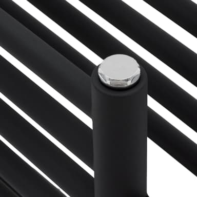 Mellanväggsradiator svart designradiator handduksradiator 50x120cm