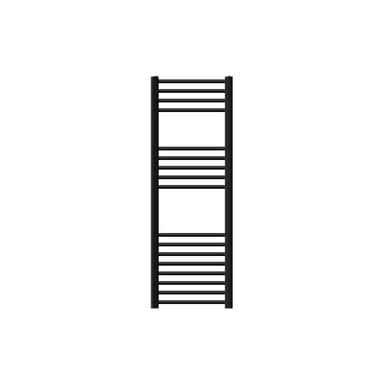 Badrumsradiator Sahara central anslutning, svart 40x150cm