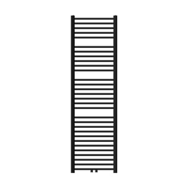 Badrumsradiator Sahara Center-anslutning, svart 50x180cm