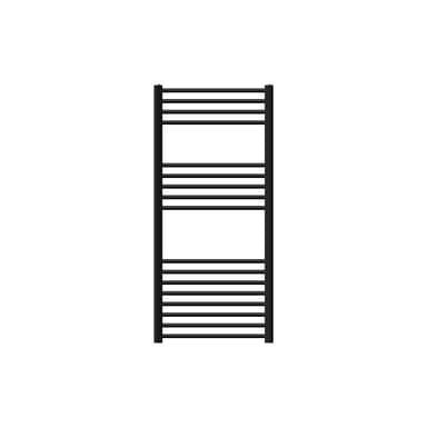 Badrumsradiator Sahara 600x1200 mm svart matt LuxeBath