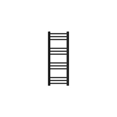 Badrumsradiator Sahara sidoanslutning, svart 30x80cm